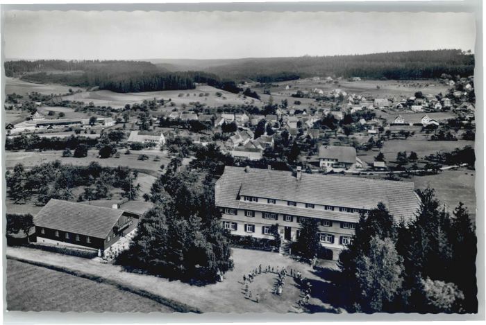Hallwangen Fliegeraufnahme Kinderkurhaus