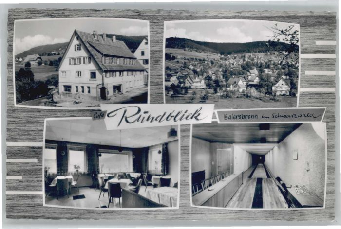 Baiersbronn Schwarzwald Baiersbronn Cafe Rundblick