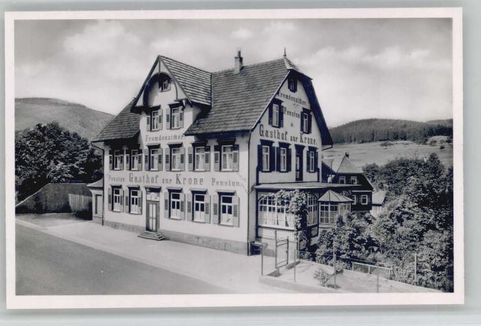 Baiersbronn Schwarzwald Baiersbronn Gasthof Pension zur Krone