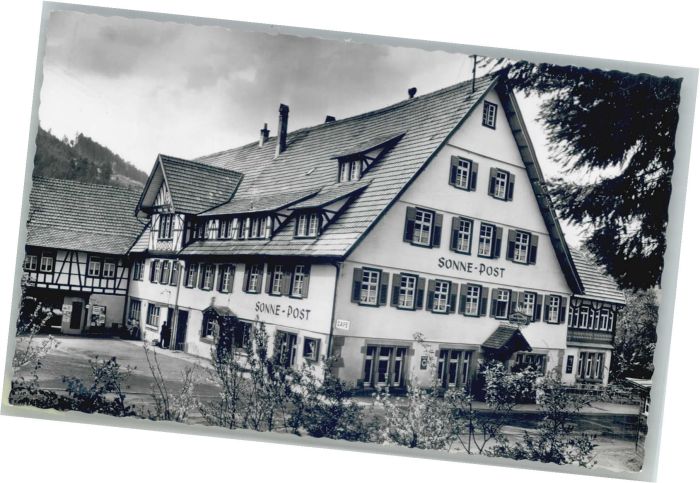 Klosterreichenbach Baiersbronn BW Hotel Pension Cafe Sonne-Post