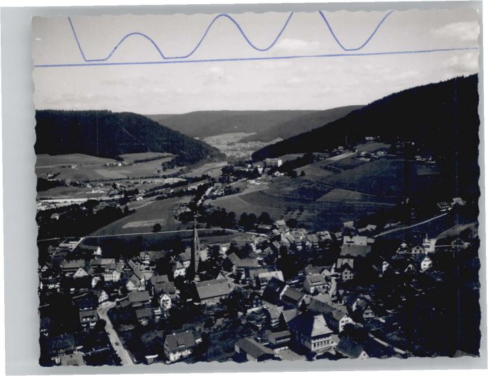 Baiersbronn Schwarzwald Baiersbronn Fliegeraufnahme