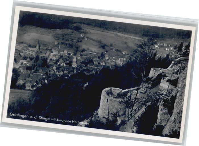 GEISLINGEN  Steige BW Burgruine Helfenstein