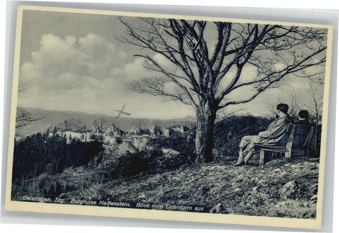 GEISLINGEN  Steige BW Burgruine Helfenstein