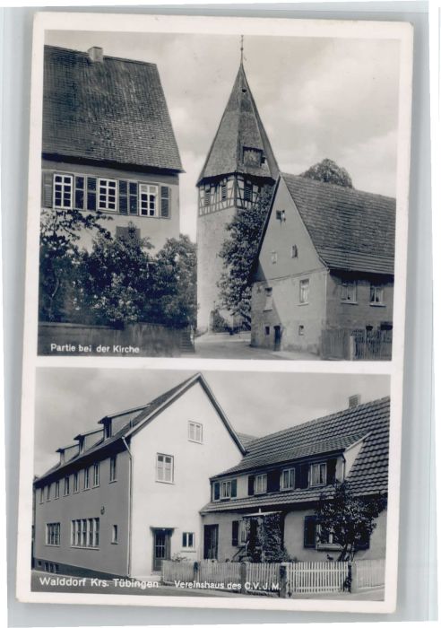 Walddorf Reutlingen Vereinshaus Kirche