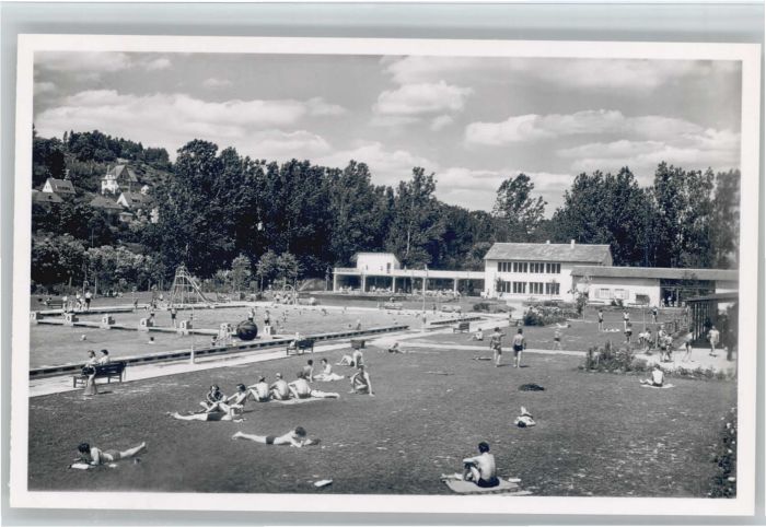 TueBINGEN BW chwimmbad Gaststaette Roehm *