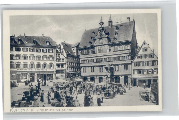 TueBINGEN BW Rathaus Marktplatz