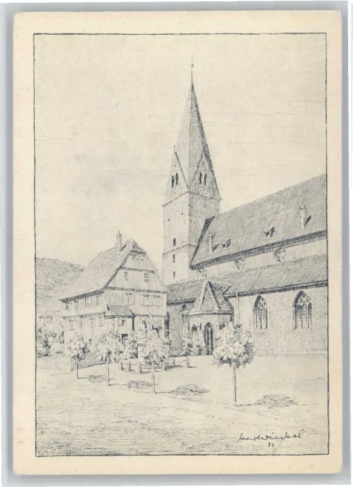 GEISLINGEN  Steige BW Kuenstler Karl Winkel