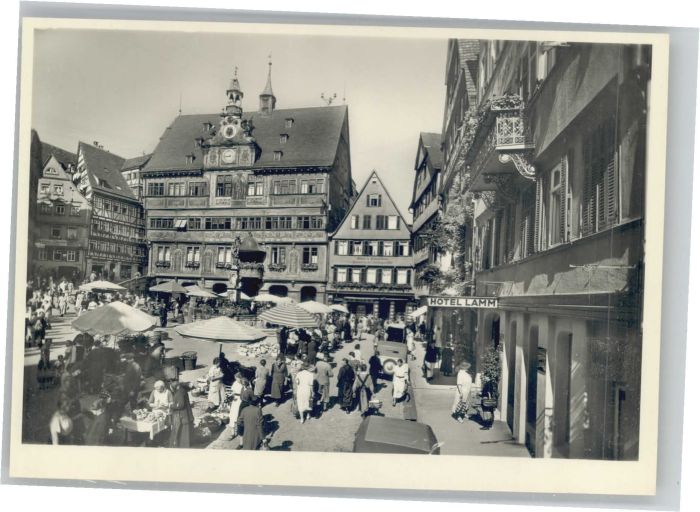 TueBINGEN BW arktplatz Rathaus