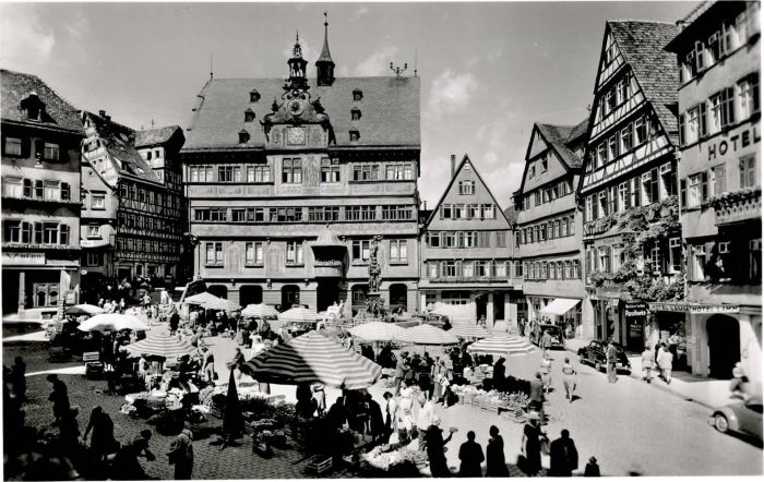 TueBINGEN BW arktplatz Rathaus