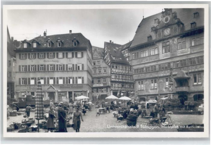 TueBINGEN BW arktplatz Rathaus