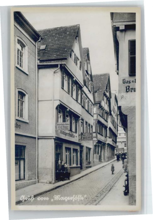 TueBINGEN BW irtschaft Baeckerei zum Mayerhoefle *