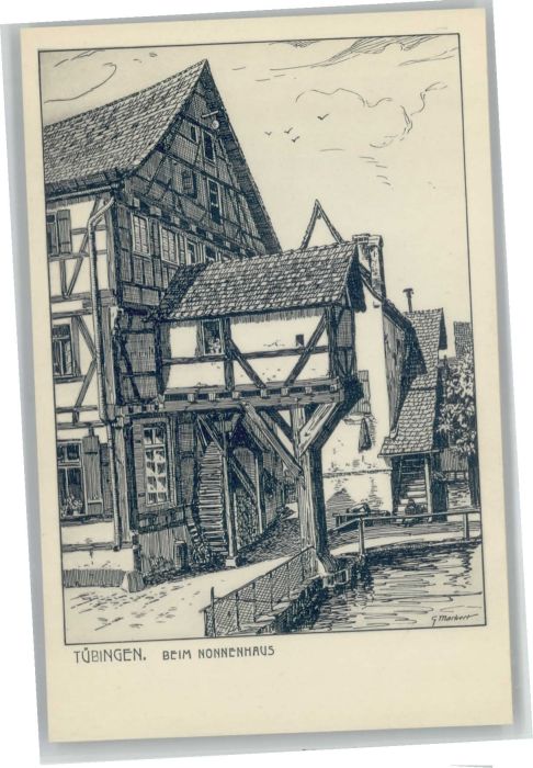 TueBINGEN BW onnenhaus Kuenstler G. Markert *