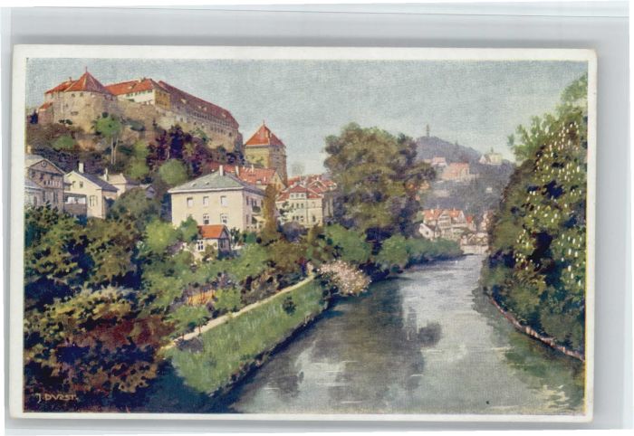 TueBINGEN BW lleenbruecke Kuenstler Durst *