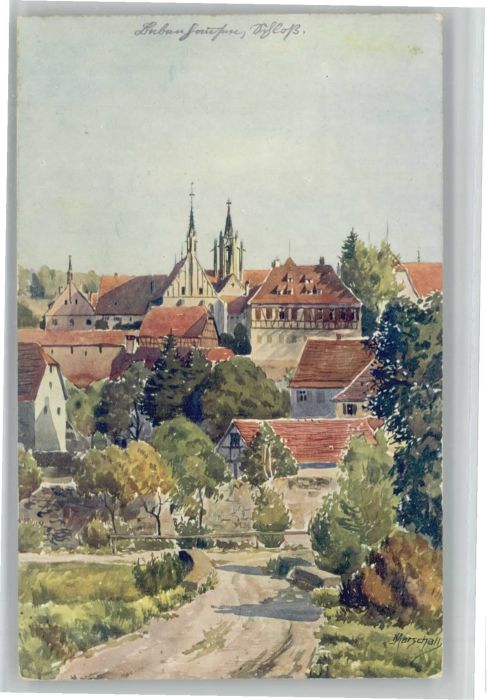 TueBINGEN BW chloss Bebenhausen Kuenstler Marschall *