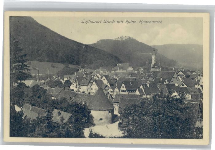 Bad Urach Ruine Hohenurach