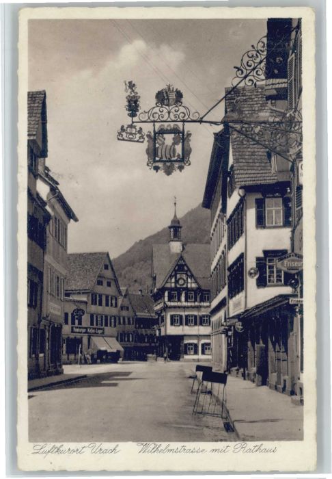 Bad Urach Wilhelmstrasse Rathaus