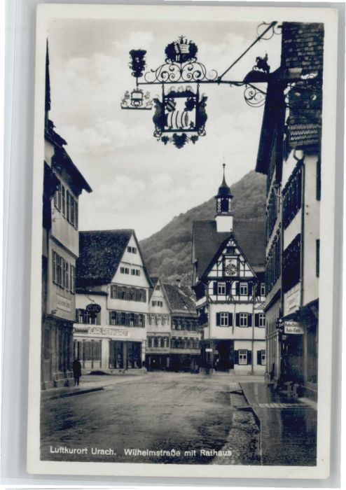 Bad Urach Wilhelmstrasse Rathaus