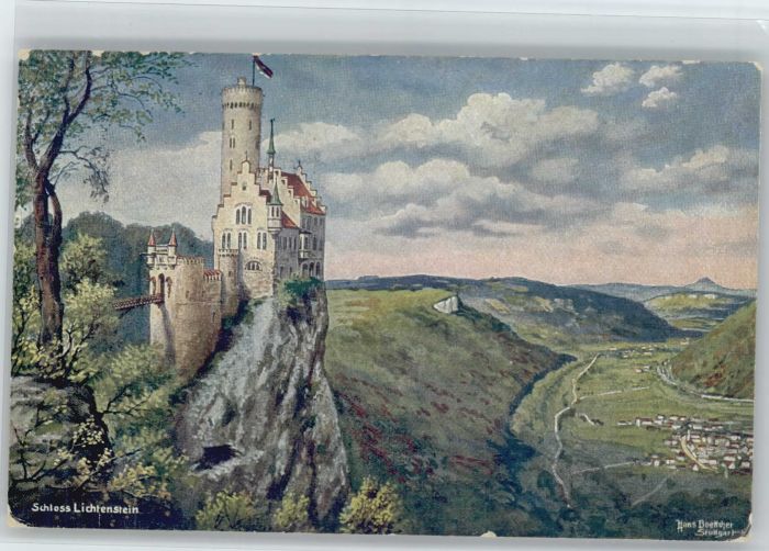 Lichtenstein Wuerttemberg chloss Honauer Tal