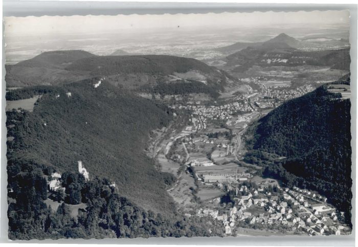 Reutlingen Schloss Lichtenstein Fliegeraufnahme
