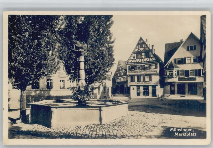 Muensingen BW arktplatz