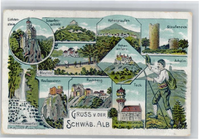 Burg Hohenzollern Lichtenstein Hohenstaufen Staufeneck Wa