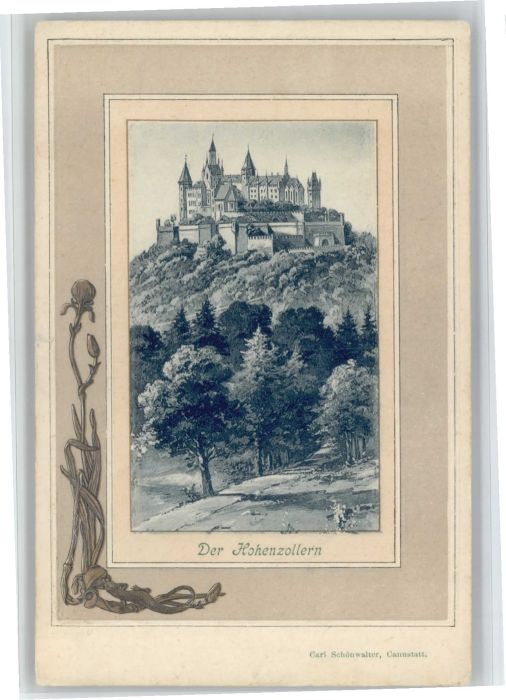 Burg Hohenzollern Prägedruck