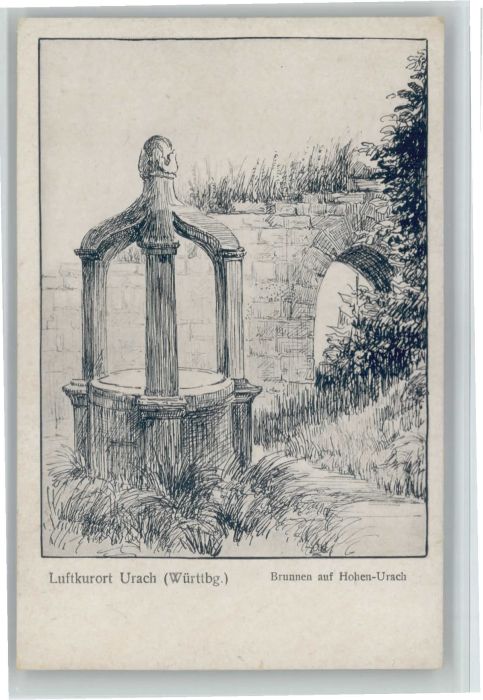 Bad Urach Brunnen Hohenurach