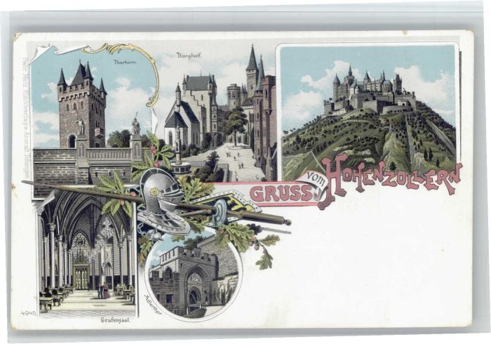 Burg Hohenzollern Burghof Torturm Grafensaal Adlertor