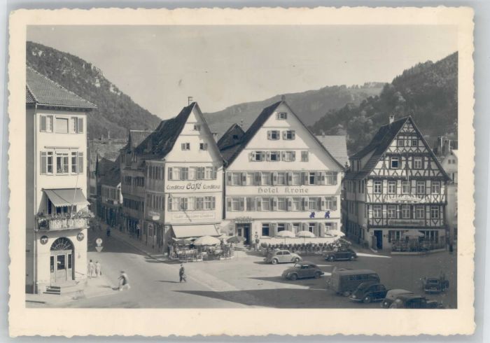 Bad Urach Cafe Konditorei Hotel Krone