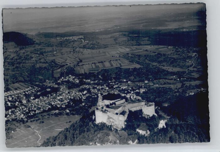 Neuffen Hohenneuffen Fliegeraufnahme