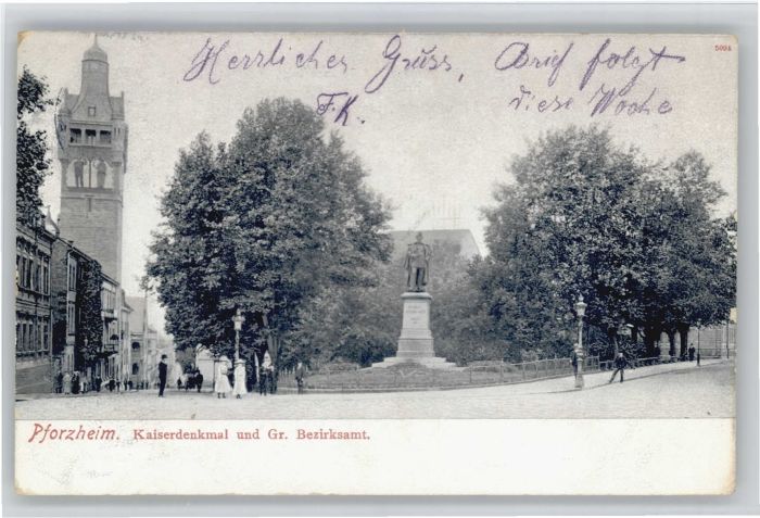 Pforzheim Kaiser Denkmal