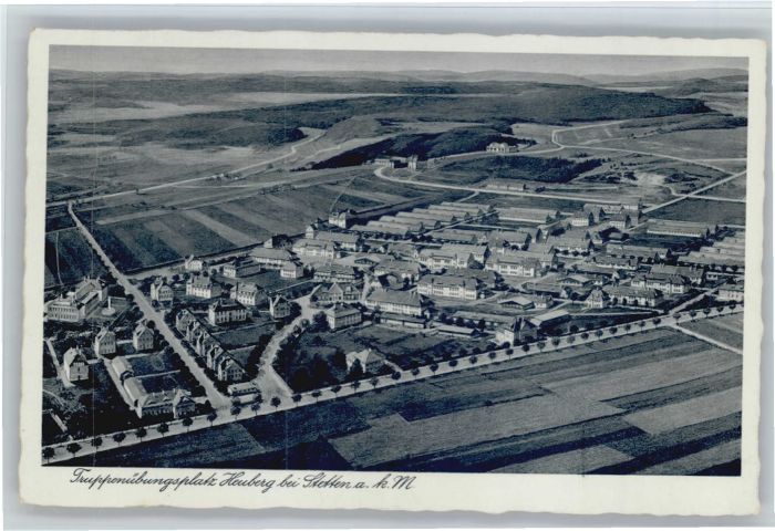 Heuberg Stetten kalten Markt Stetten kalten Markt Fliegeraufnahme Tr