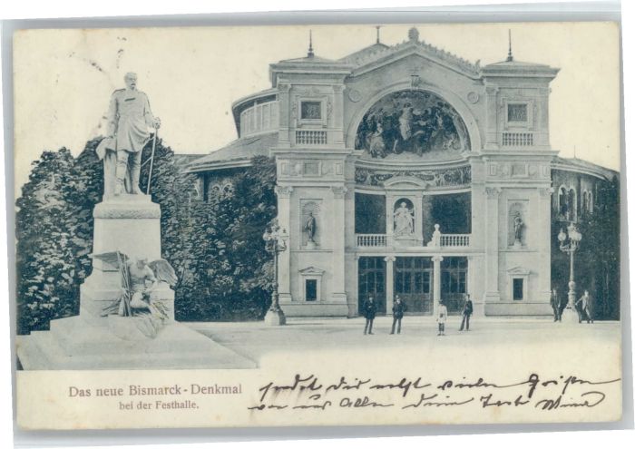 Karlsruhe Bismarck Denkmal [Stempelabschlag]