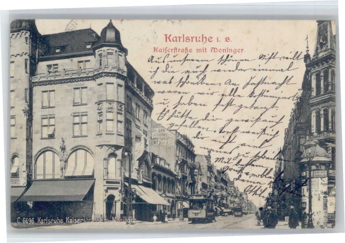 Karlsruhe Kaiserstrasse Moninger