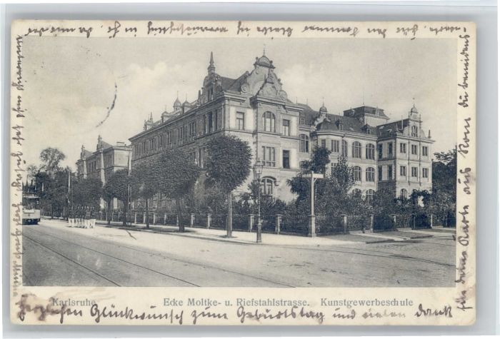 Karlsruhe Riefstahlstrasse Kunstgewerbe Schule