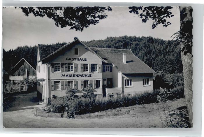 Marxzell Karsruhe BW Gasthaus Maisenmuehle