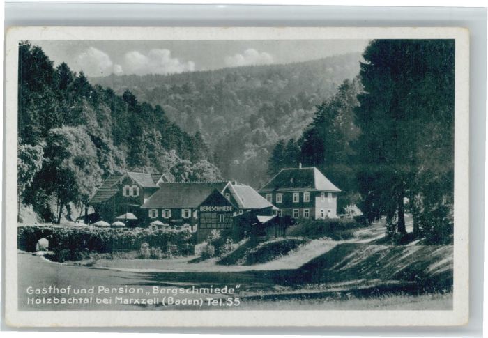 Marxzell Karsruhe BW Gasthof Pension Bergschmiede