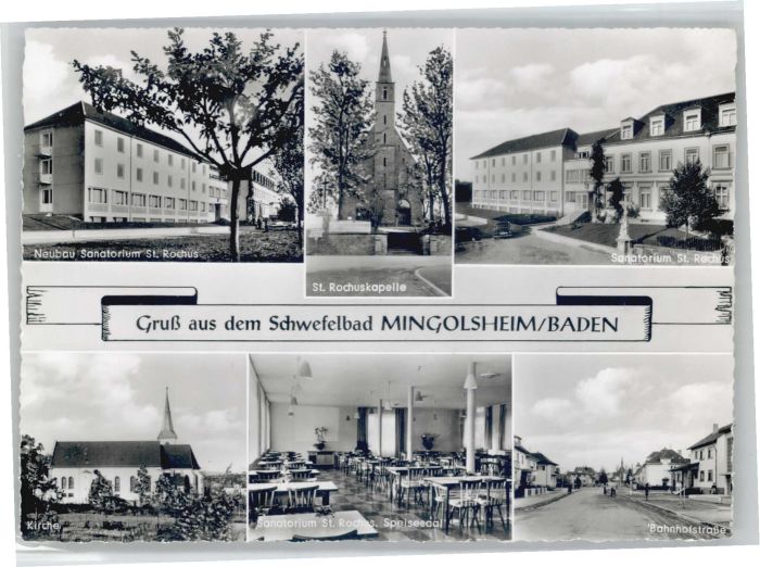 Mingolsheim Sanatorium St Rochus St Rochuskapelle B
