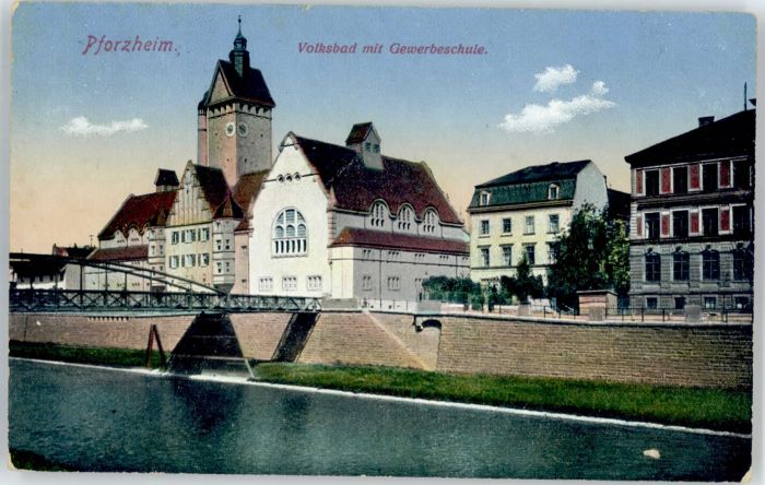 Pforzheim Volksbad Schule