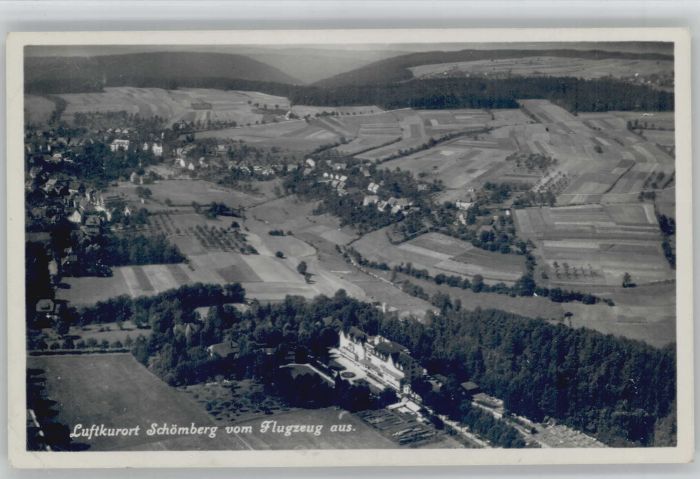 Schoemberg Schwarzwald Neuenbürg Fliegeraufnahme