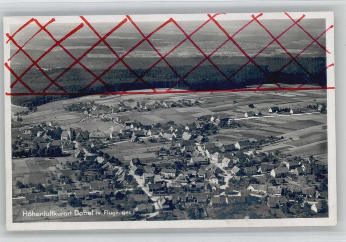 Dobel Schwarzwald Dobel Zensur durch RLM Fliegeraufnahme
