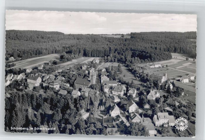 Schoemberg Schwarzwald Neuenbürg Fliegeraufnahme
