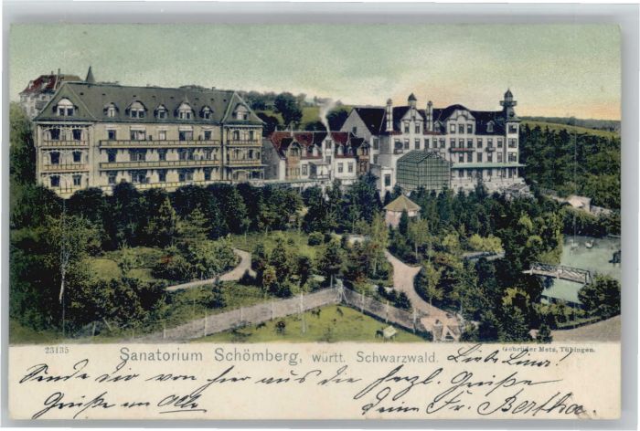Schoemberg Schwarzwald Neuenbürg Sanatorium
