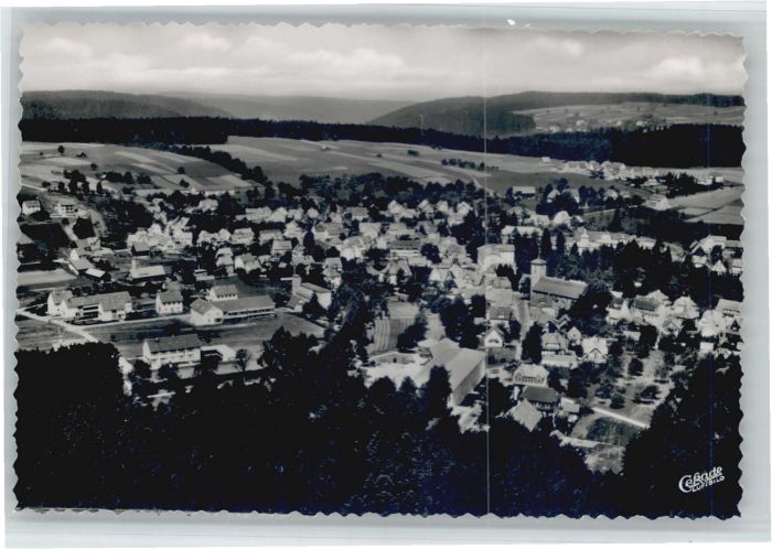 Schoemberg Schwarzwald Neuenbürg Fliegeraufnahme