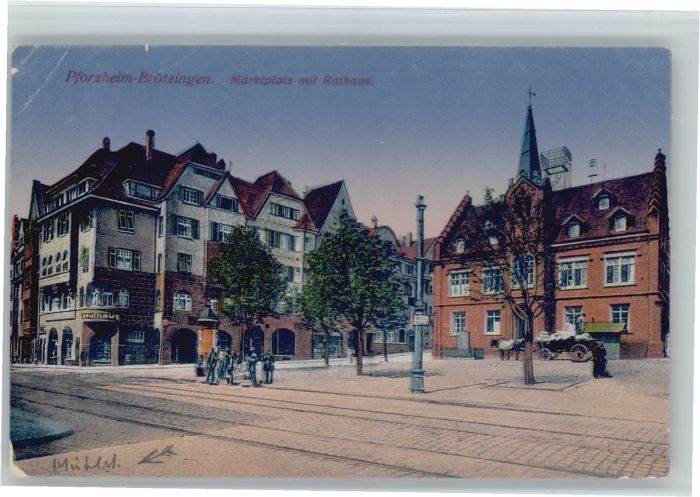 Broetzingen arktplatz Rathaus