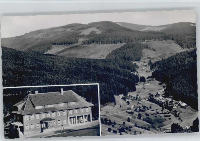 Hundsbach Forbach Fliegeraufnahme Gasthaus Pension zur sc