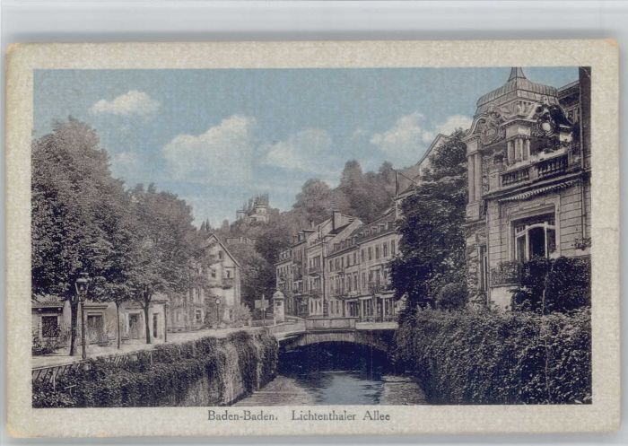 BADEN-BADEN BW Lichtenthal Allee