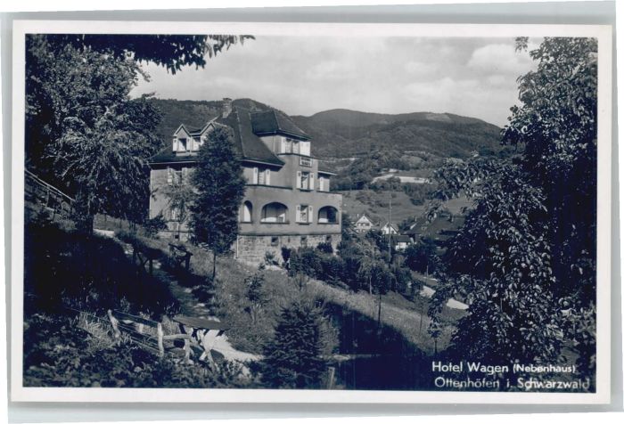 Ottenhoefen Schwarzwald Ottenhöfen Hotel Wagen