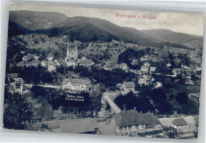 Forbach Baden Bahn Hotel Friedrichshof