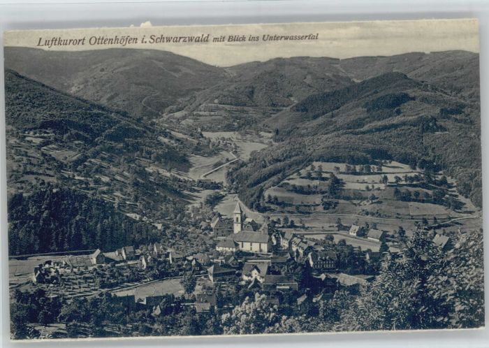 Ottenhoefen Schwarzwald Ottenhöfen Unterwassertal